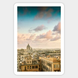 Rome Cityscape Skyline Sticker